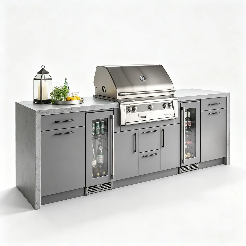 Outdoor Kitchen Cabinet For Sale | Stainless Steel Stone – custom retail display image 17