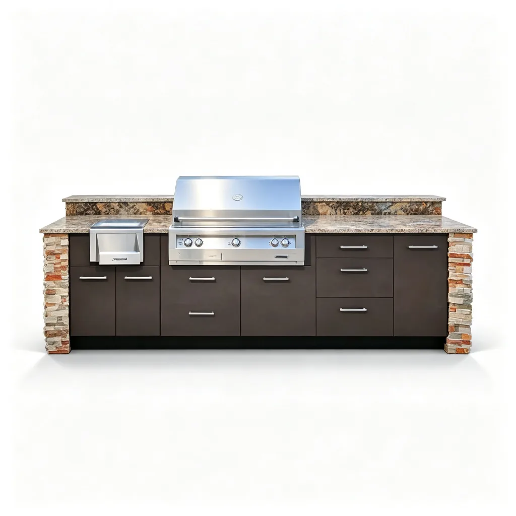 Outdoor Kitchen Cabinet For Sale | Stainless Steel Stone – custom retail display image 10