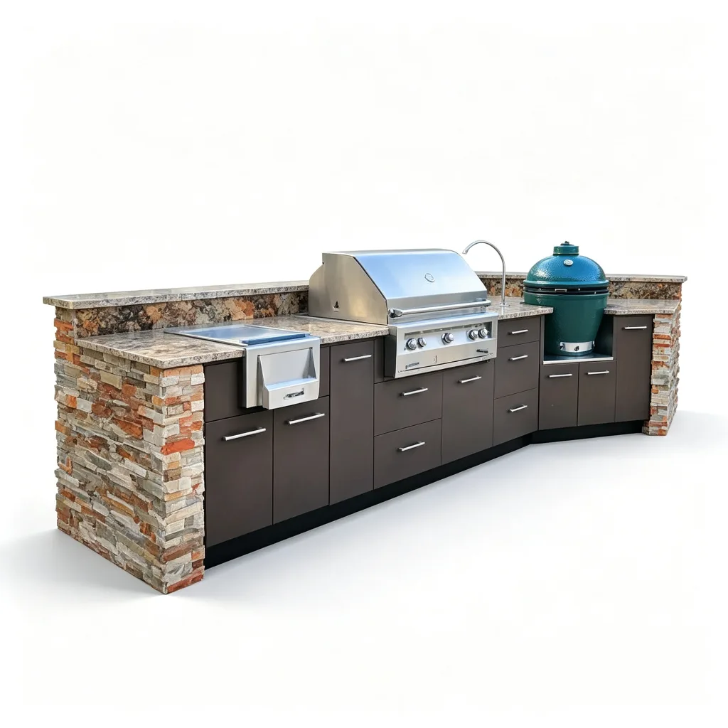Outdoor Kitchen Cabinet For Sale | Stainless Steel Stone – custom retail display image 9