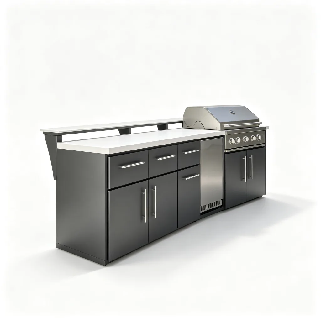 Outdoor Kitchen Cabinet For Sale | Stainless Steel Stone – custom retail display image 1