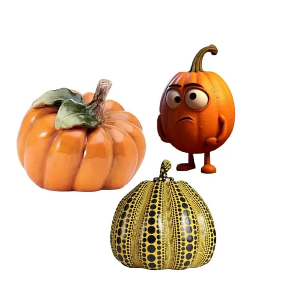 Fruit Vegetables Props | Life Size Statues For Sale – Custom Pumpkins image 11