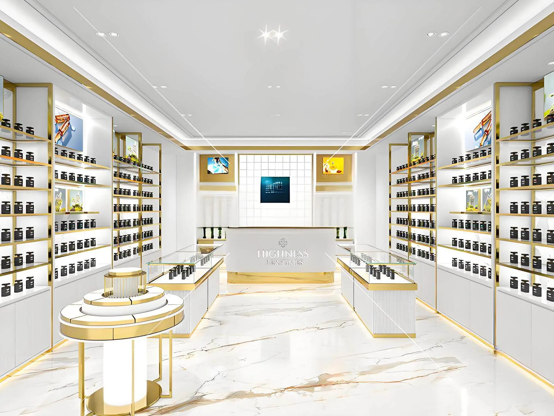 Perfume Shop Design, Decoration Displays – custom retail display image 4