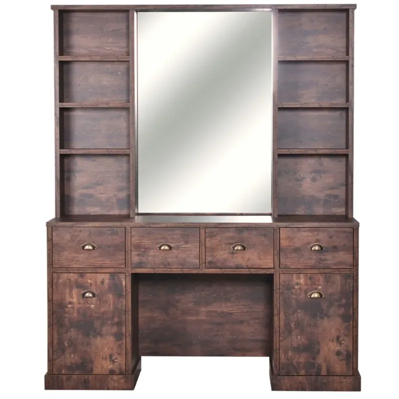 Free Standing Beauty Hair Salon Styling Stations – custom retail display image 8