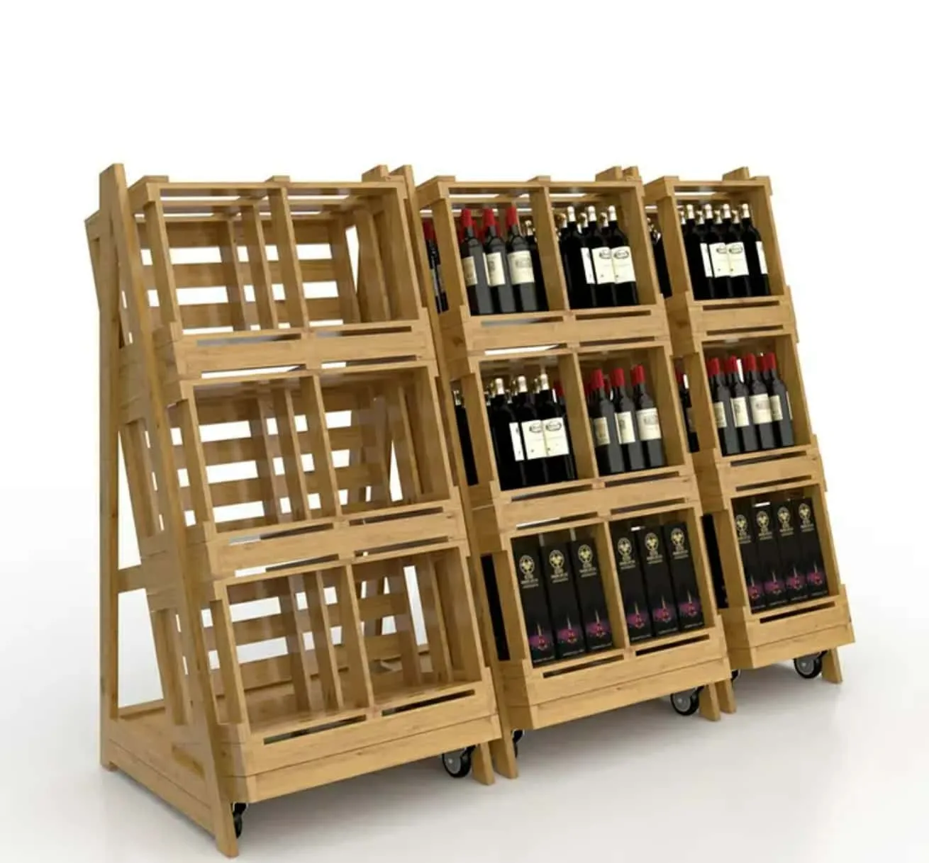 Liquor Store Shelving | Commercial Wine Racks – custom retail display image 2