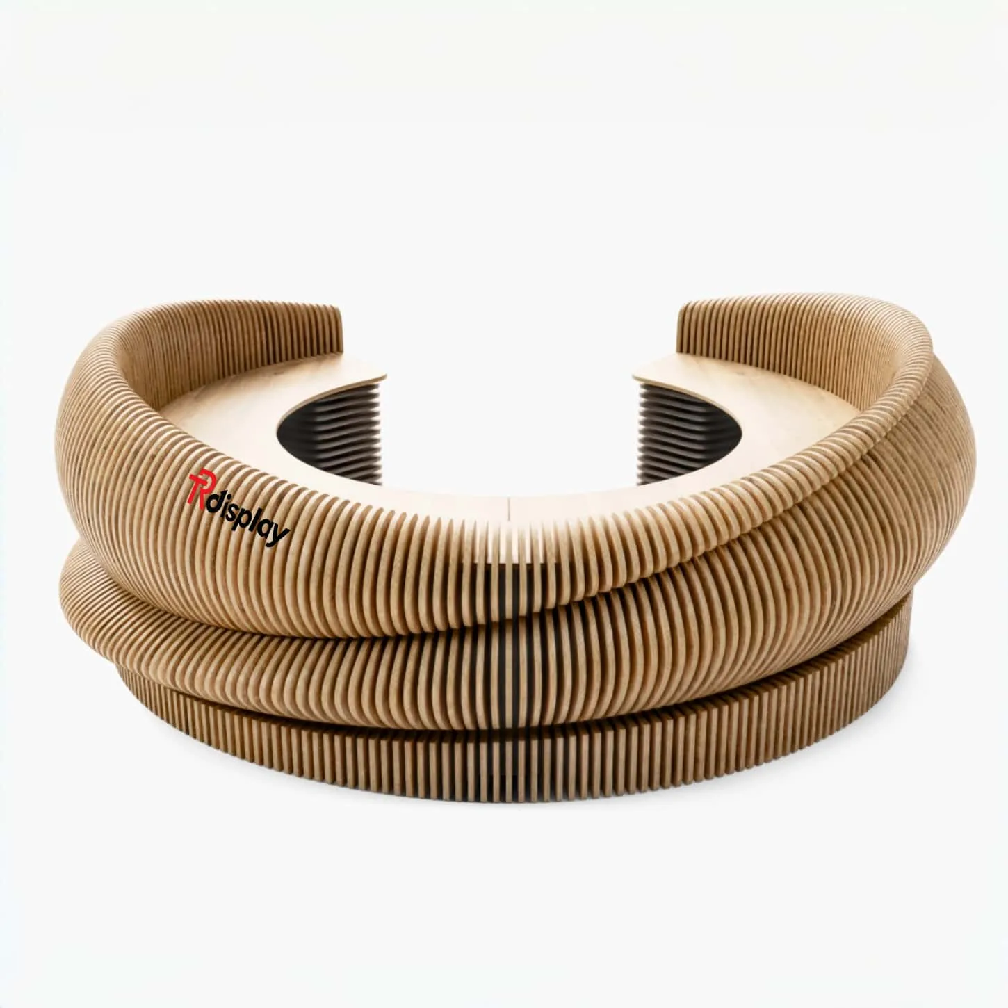 C shaped, Curved Round Reception Desks Counters – custom retail display image 18