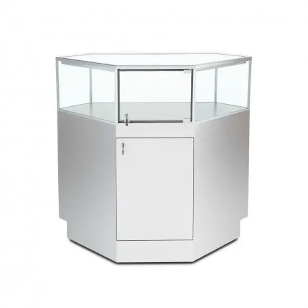 Retail watch curved display counter Jewelry store display cabinet — view 4