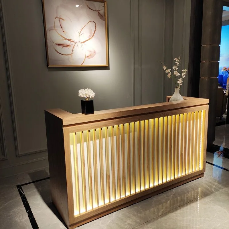 Modern Reception Desks, Counters Tables – custom retail display image 109