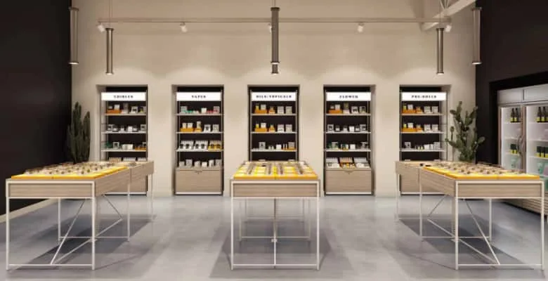 Cannabis Dispensary Displays, Retail Cases Store Fixtures – custom retail display image 11