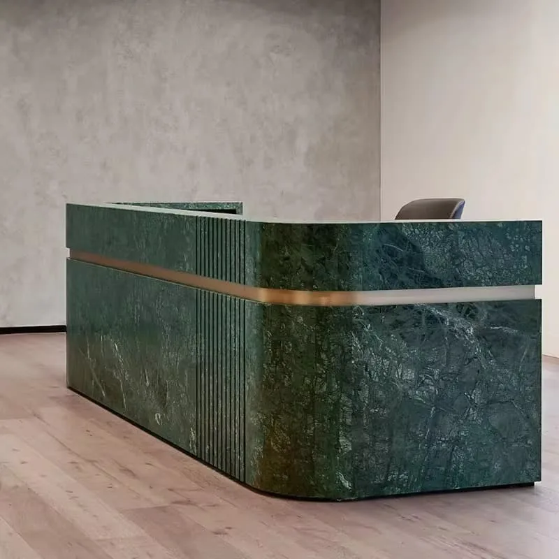 U-Shaped Reception Desks Counters – custom retail display image 6