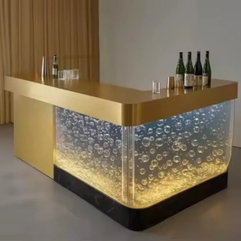 U-Shaped Reception Desks Counters – custom retail display image 1