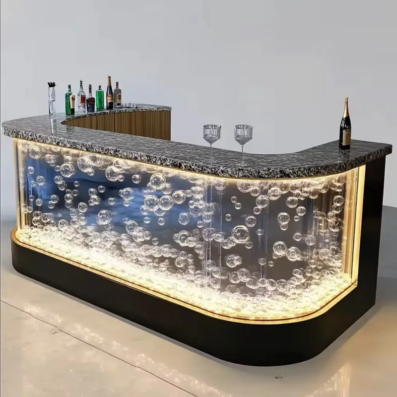 U-Shaped Reception Desks Counters – custom retail display image 2