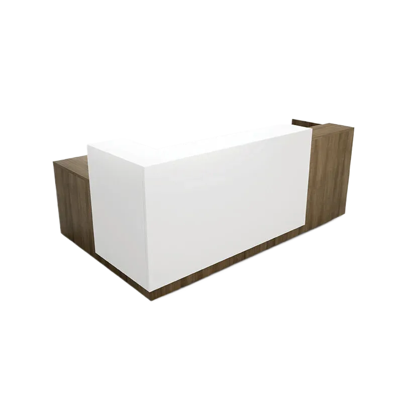 L- shaped Reception Desks For Sale – custom retail display image 39