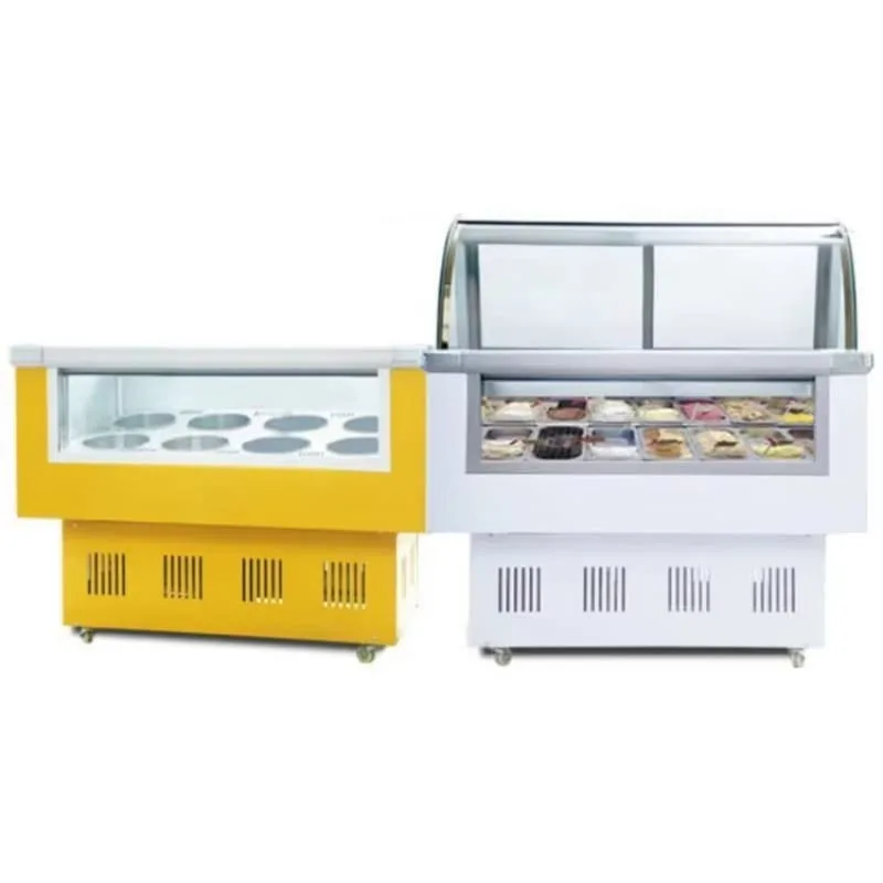Frozen Yogurt Topping Bar Refrigerator For Sale – custom retail display image 1