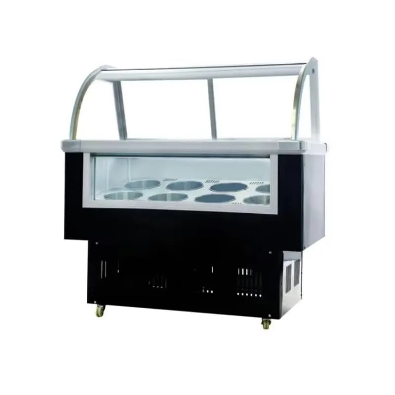 Frozen Yogurt Topping Bar Refrigerator For Sale – custom retail display image 2