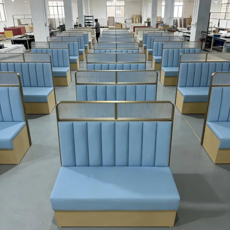 Restaurant Booths Benches for Sale | Wood Upholstered Seating – custom retail display image 5