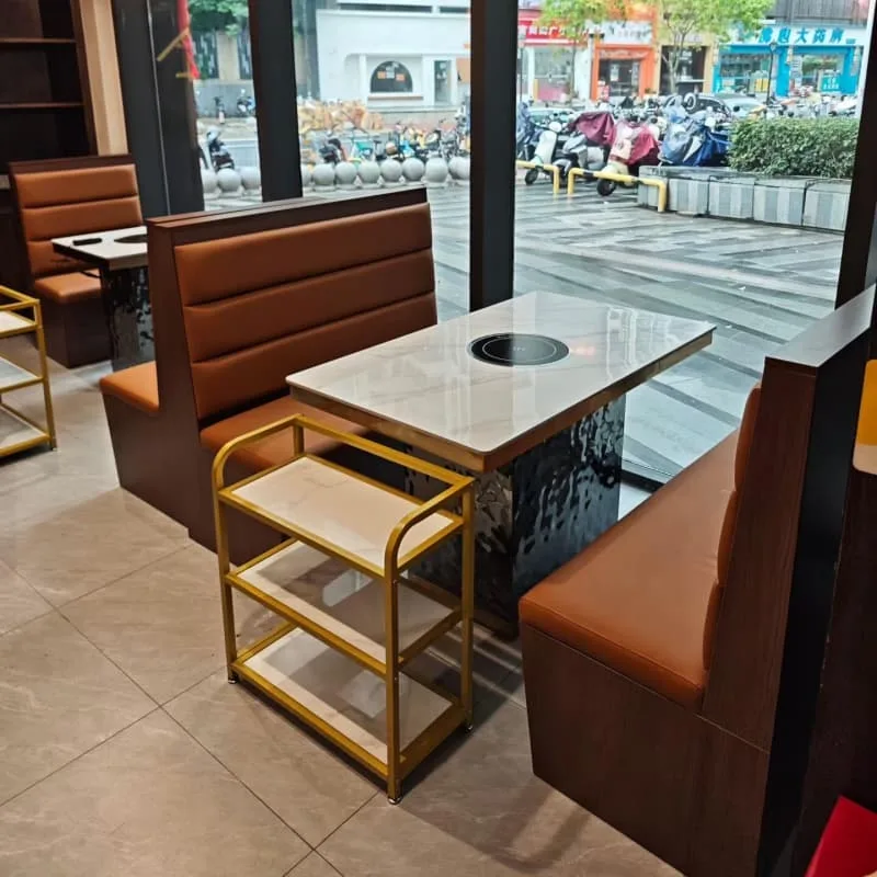 Restaurant Booths Benches for Sale | Wood Upholstered Seating – custom retail display image 1