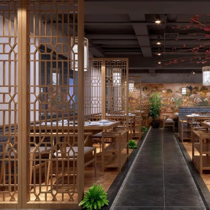 Restaurant Cafe Partitions | Custom Room Dividers Barrier Wall For Sale – Artisan Oriental Iron Restaurant Partitions for Sty