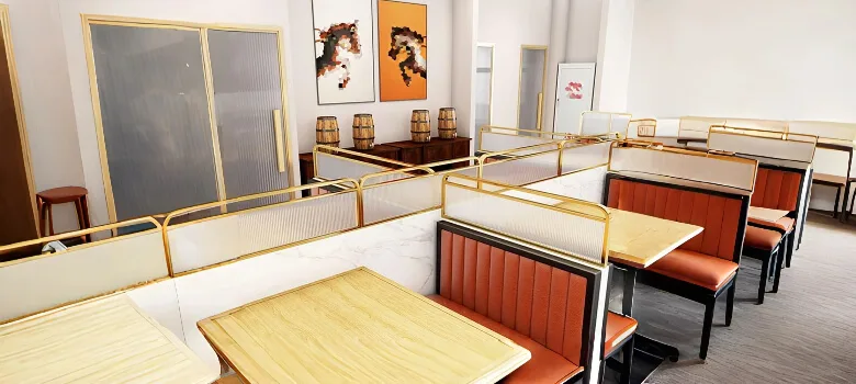 Restaurant Cafe Partitions | Custom Room Dividers Barrier Wall For Sale – custom retail display image 10