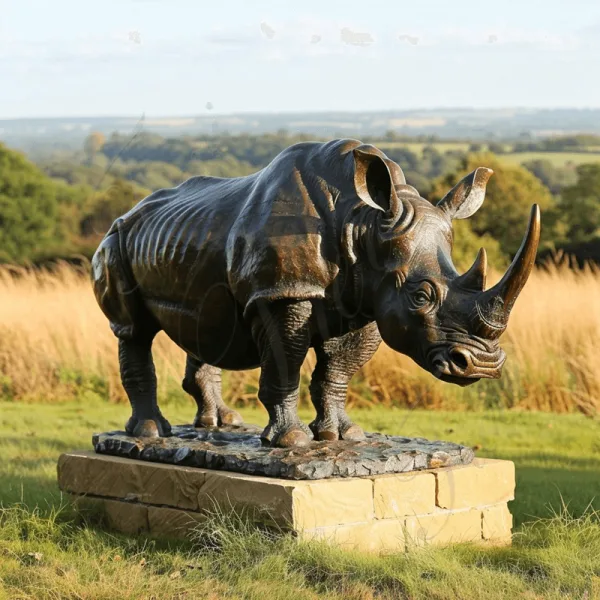 Rhino Statues Sculptures For Sale | Garden Oranment – custom retail display image 7