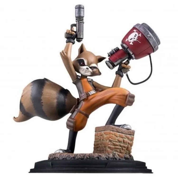 Rocket Raccoon Statues For Sale | Life Size Fiberglass – custom retail display image 3