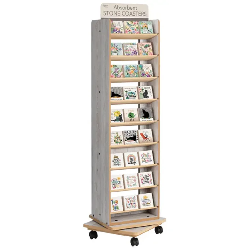 Rotating Display Stands Floor Spinner Racks For Shop – custom retail display image 1