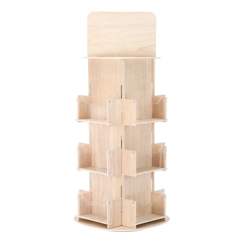 Custom Wooden Display Stands, Risers Racks For Retail Store – custom retail display image 1