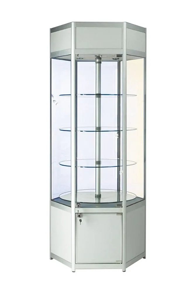 Rotating Display Cases, Showcases Cabinets | Glass Acrylic – custom retail display image 9