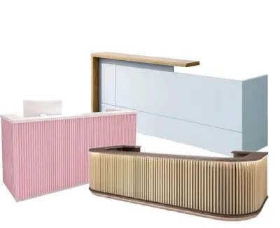 Reception Desks for custom retail store layouts
