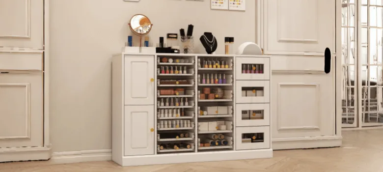 Salon Products Storage Display Cabinets Versatile Stylish – custom retail display image 4