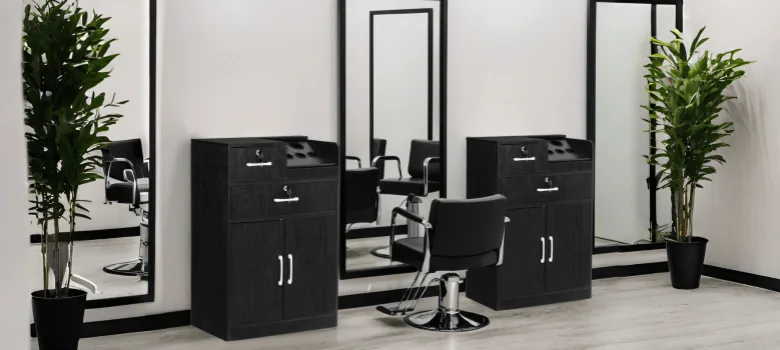 Salon Products Storage Display Cabinets Versatile Stylish – custom retail display image 3