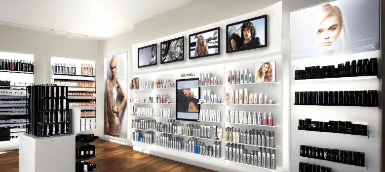 Salon Product Display Stands Freestanding Retail Fixtures – custom retail display image 4