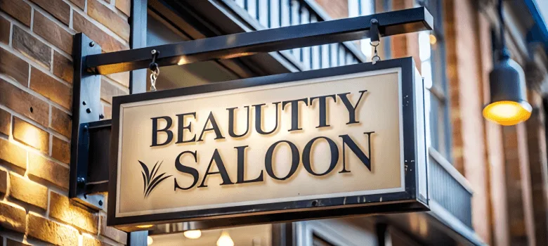 Beauty Hair Salon Signages | Indoor Outdoor – custom retail display image 3