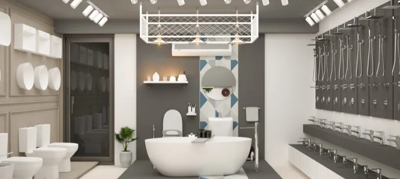 Sanitary Shop Showroom Design | Custom Sanitary Ware Displays – custom retail display image 7
