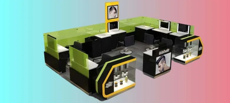 Beauty Salon Kiosks – custom retail display image 11