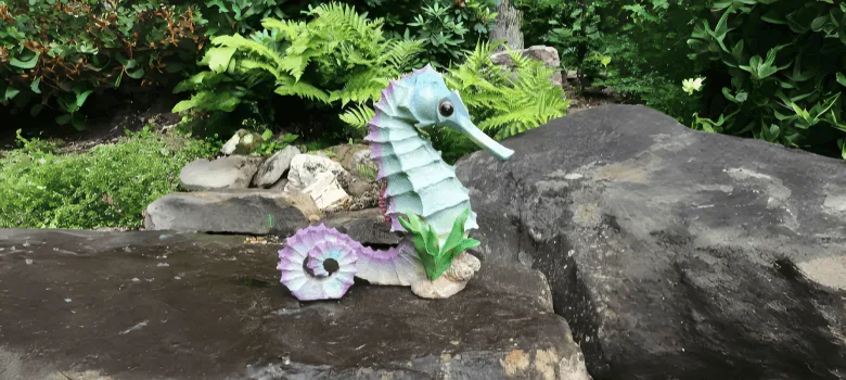Large Seahorse Statues Sculptures For Garden – custom retail display image 8