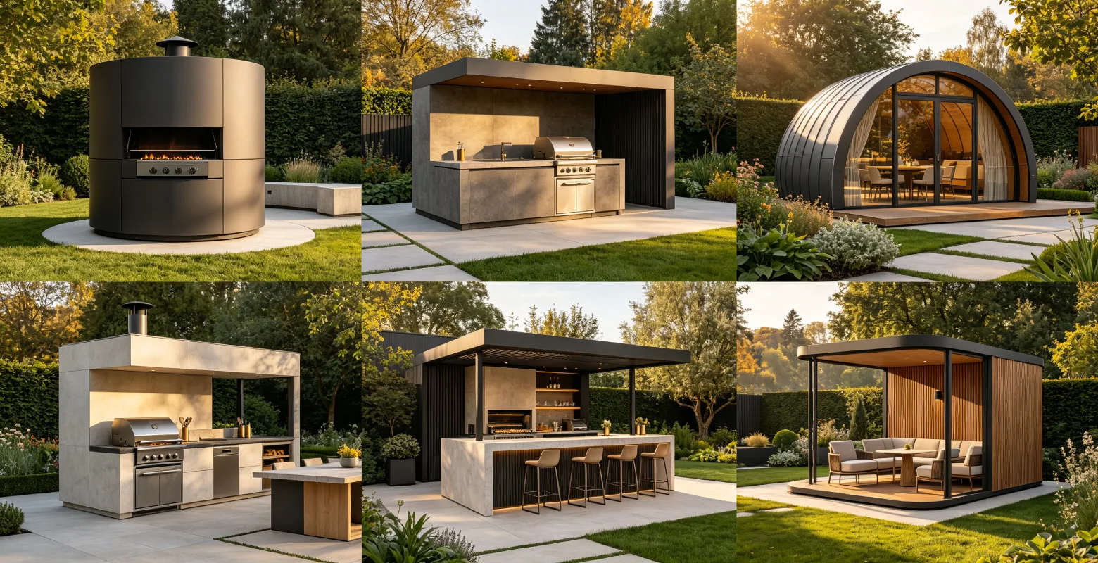 BBQ Pods For Sale | Outdoor Kitchen Pods – custom retail display image 37
