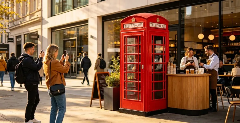 London Phone Booth For Sale Custom Design – custom retail display image 14