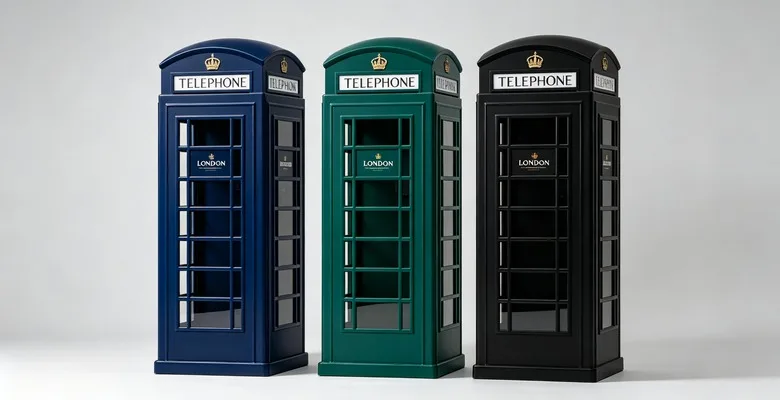 London Phone Booth For Sale Custom Design – custom retail display image 15