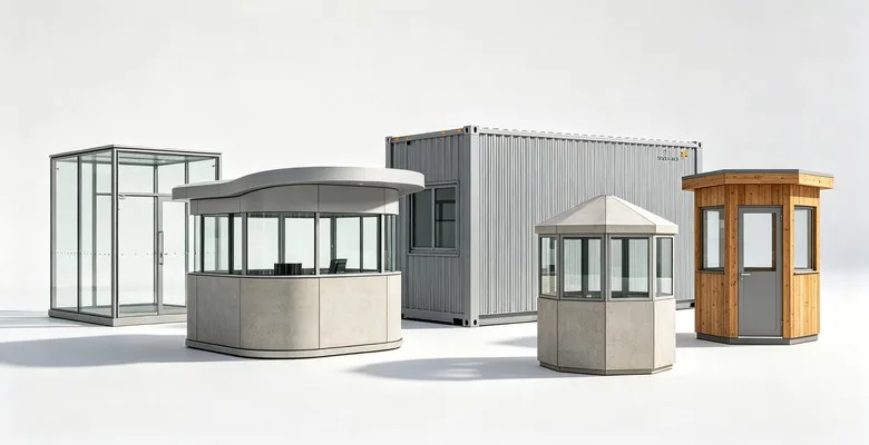 security_booth_design_style Prefab Guard House Security Booth For Sale – custom retail display image 29