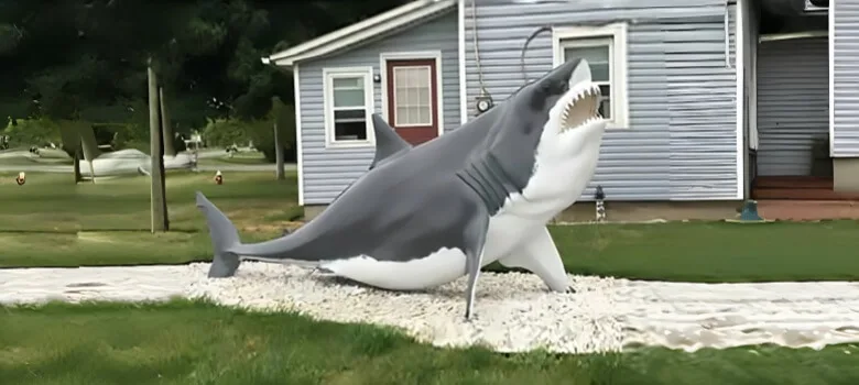 Famous Shark Sculptures Statues For Sale – custom retail display image 3