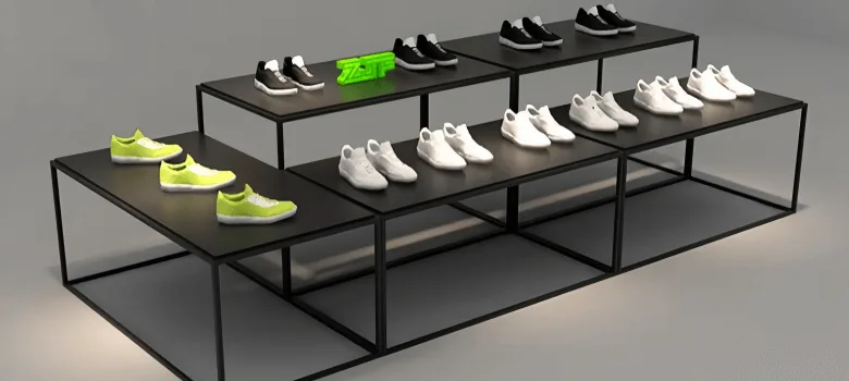 Retail Nesting Tables | Nesting Display Tables For Shops | Steel Wood – custom retail display image 13