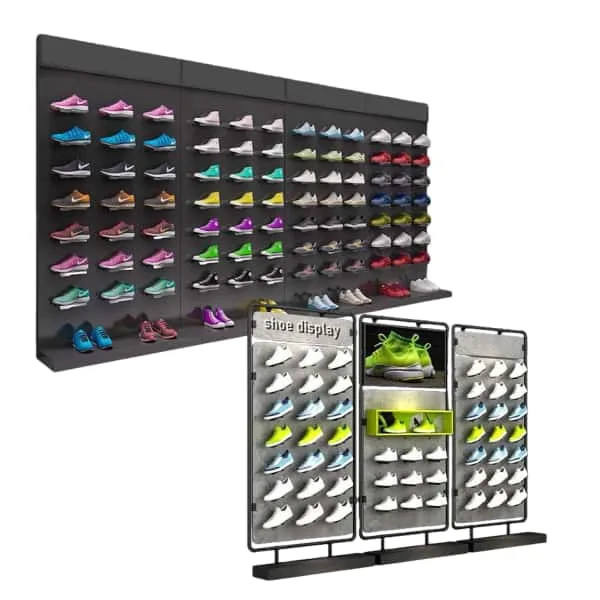 Shoe Store Displays | Footwear Stands Shelves – Shoe Wall Displays image 3