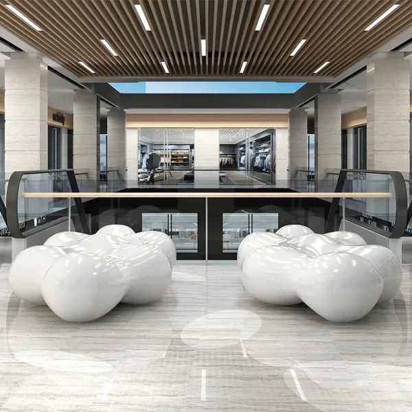 Shopping Mall Bench | Indoor FRP Bench, Chairs Seats – custom retail display image 64