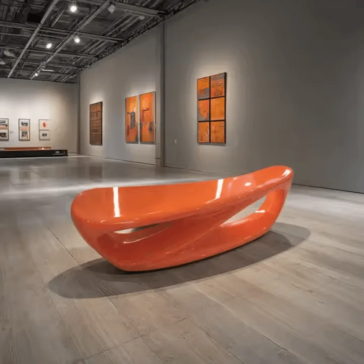 Shopping Mall Bench | Indoor FRP Bench, Chairs Seats – custom retail display image 4