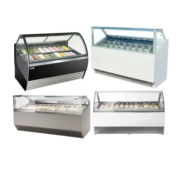 Ice Cream Shop Displays, Furniture Decoration – Gelato Showcases image 3
