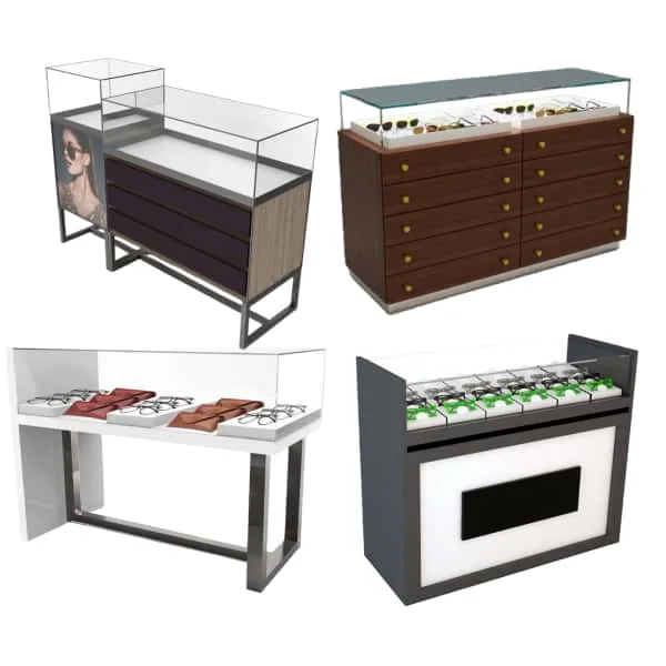 showcases Optical Sunglass Displays | Eyewear Retail Fixtures Furniture – Display Counters image 4