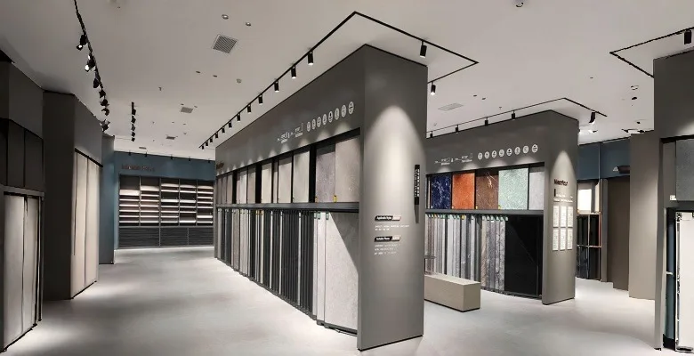 Ceramic Tile Showroom Design, Displays Metal Racks – custom retail display image 22