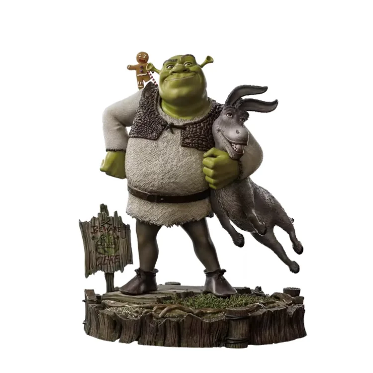 Life Size Shrek Statues For Sale | Custom FRP Anime Figure – custom retail display image 1