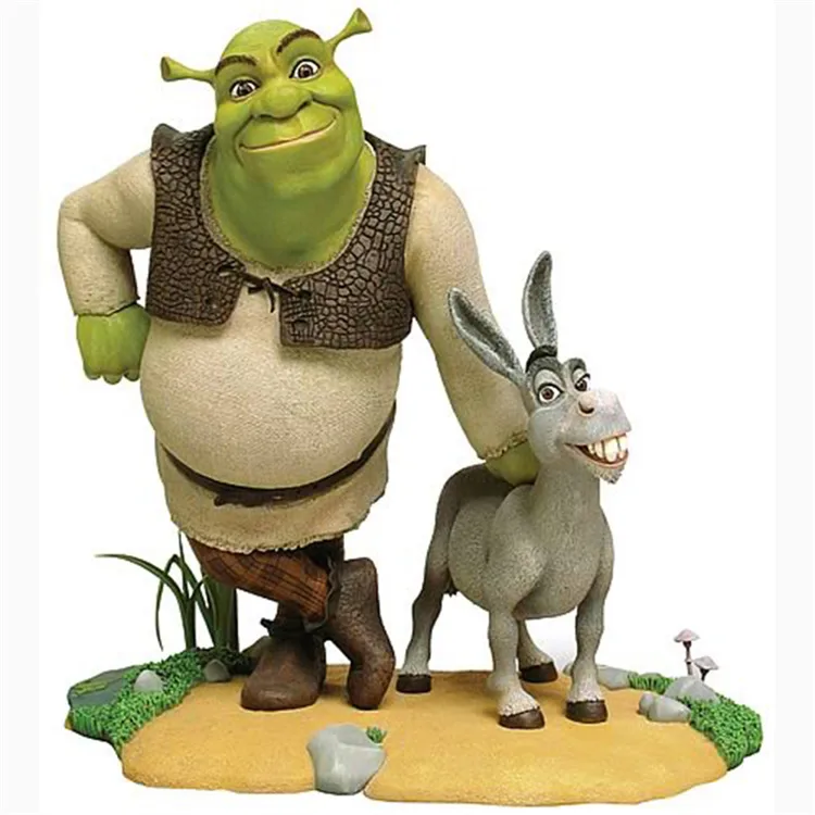 Life Size Shrek Statues For Sale | Custom FRP Anime Figure – custom retail display image 7