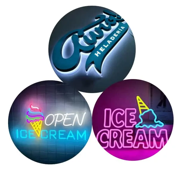 Ice Cream Shop Displays, Furniture Decoration – Shop Signages image 5
